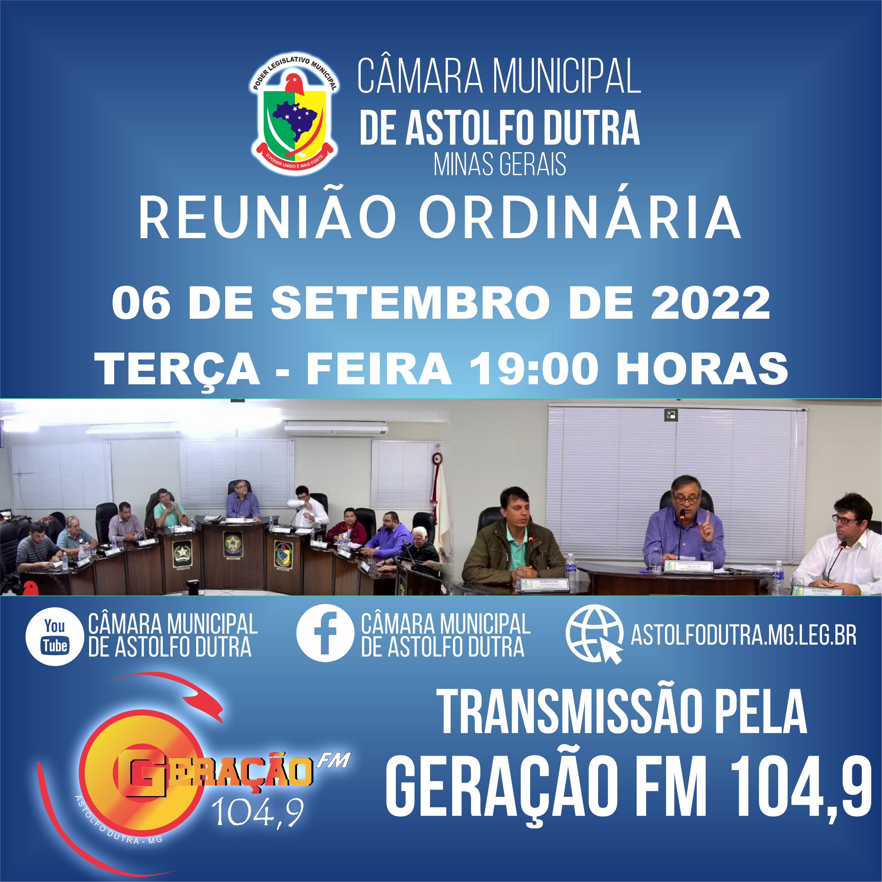 PAUTA DA REUNIÃO DO DIA 06 DE SETEMBRO 2022