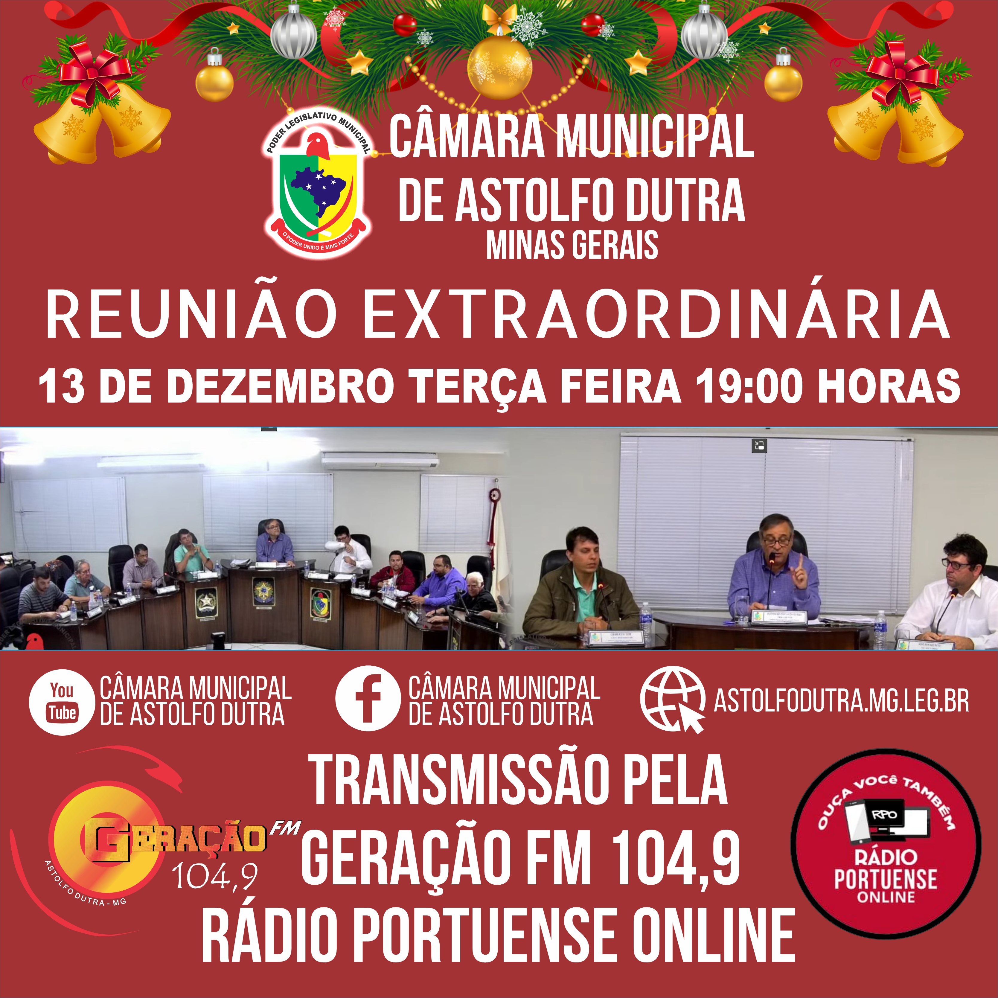 PAUTA DA REUNIÃO 13 DE DEZEMBRO 2022