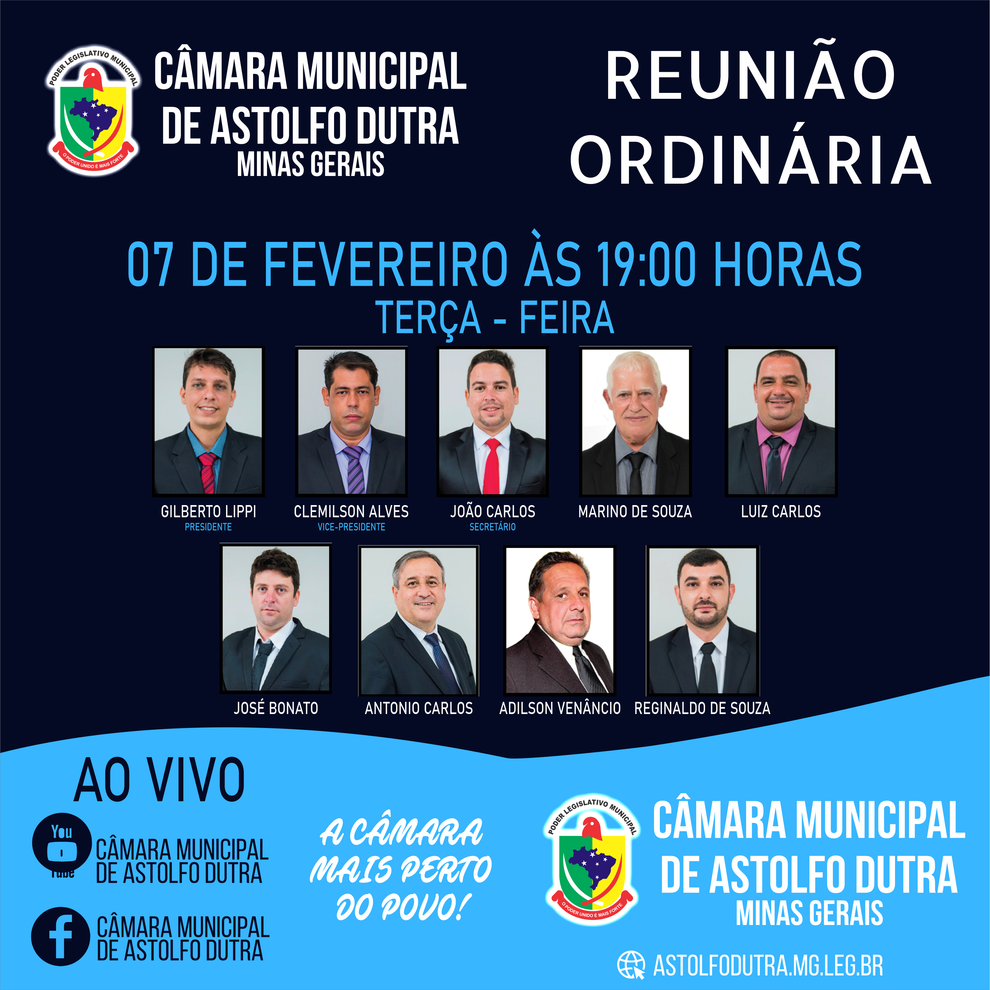 PAUTA DA REUNIÃO DO DIA 07 DE FEVEREIRO DE  2023