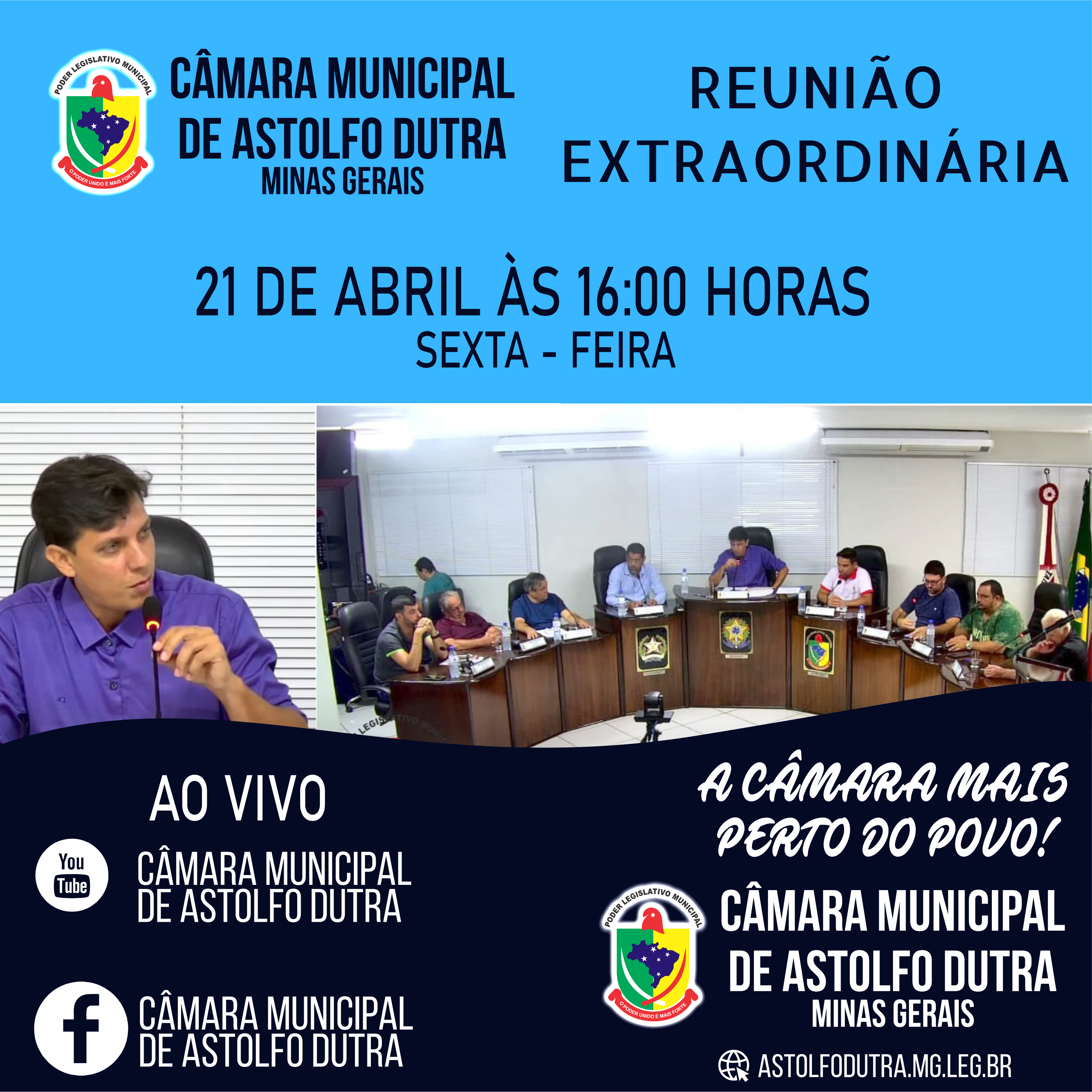 PAUTA DA REUNIÃO EXTRAORDINÁRIA DO DIA 21 DE ABRIL DE  2023