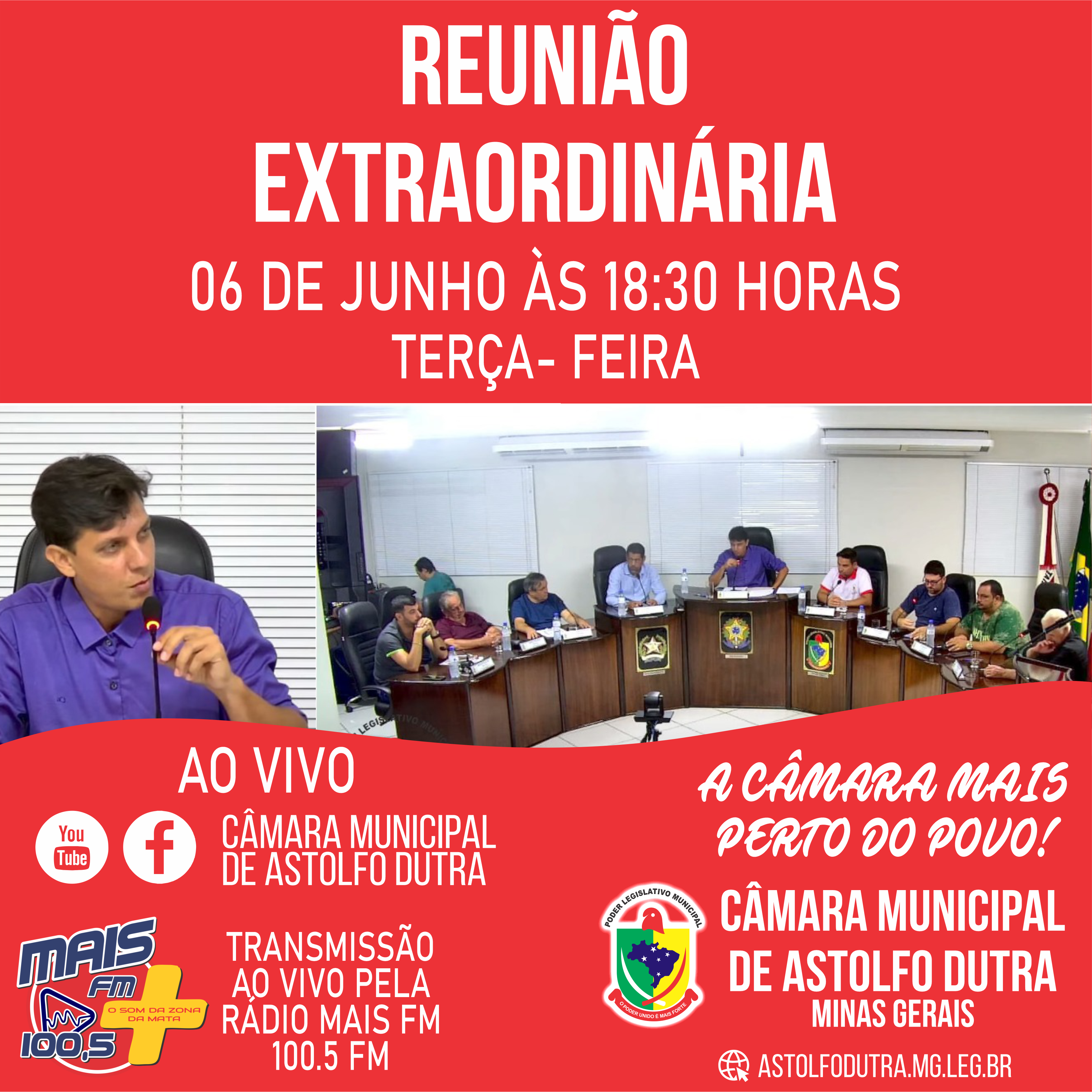 REUNIÃO EXTRAORDINÁRIA DIA 06 DE JUNHO DE 2023