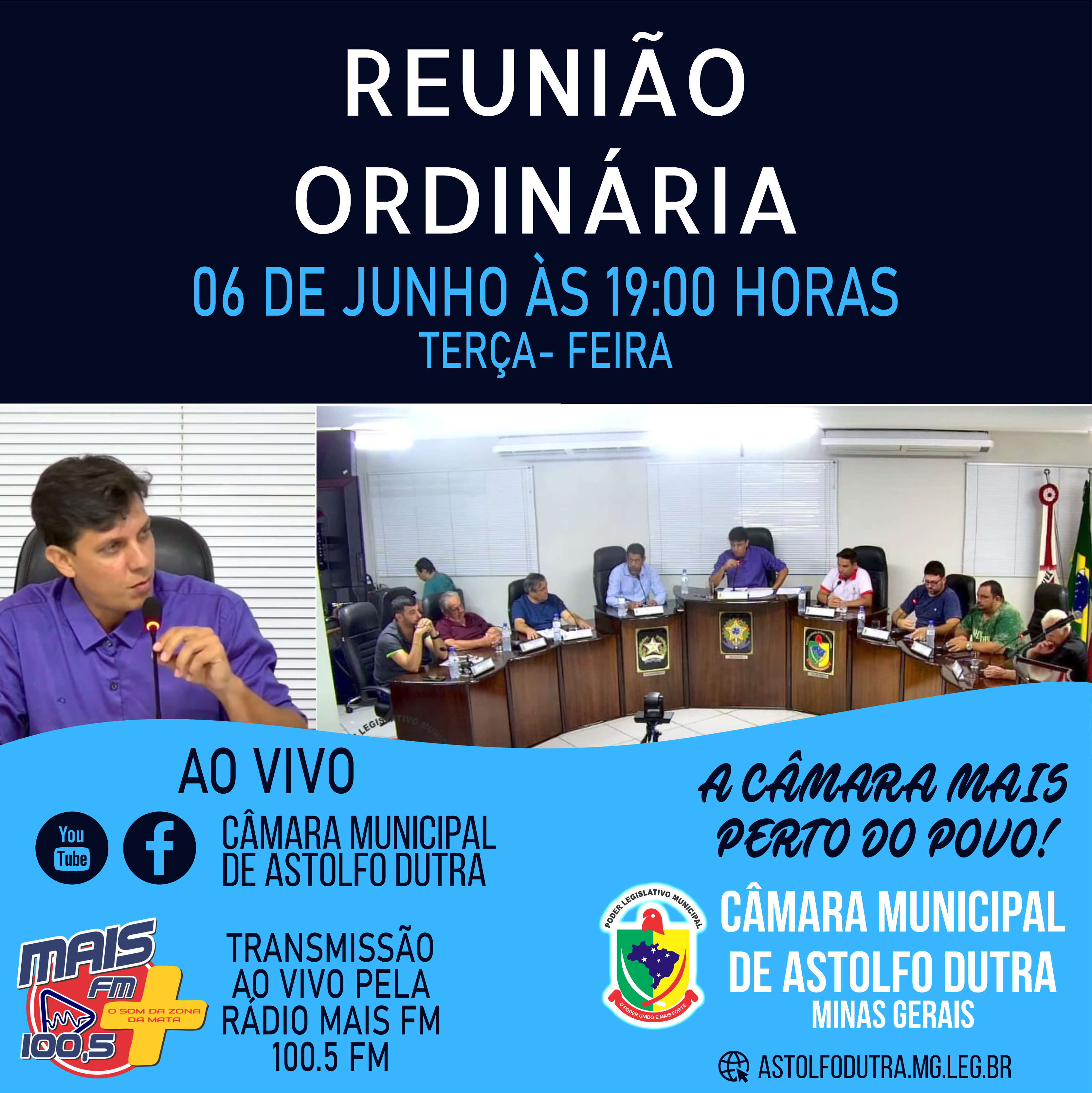 REUNIÃO ORDINÁRIA DIA 06 DE JUNHO DE 2023
