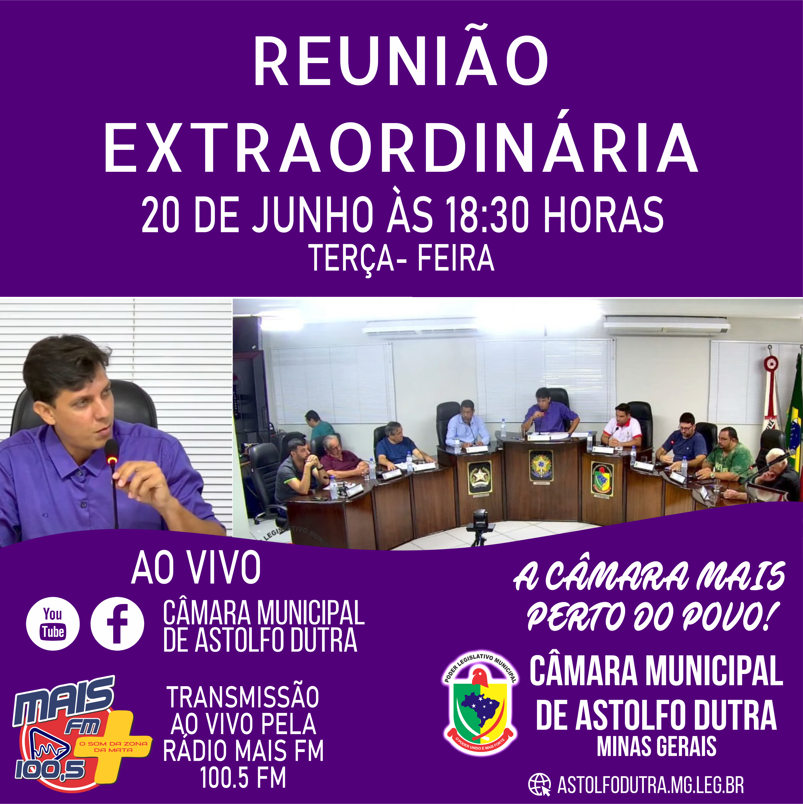 PAUTA DA REUNIÃO EXTRAORDINÁRIA 20 DE JUNHO DE  2023