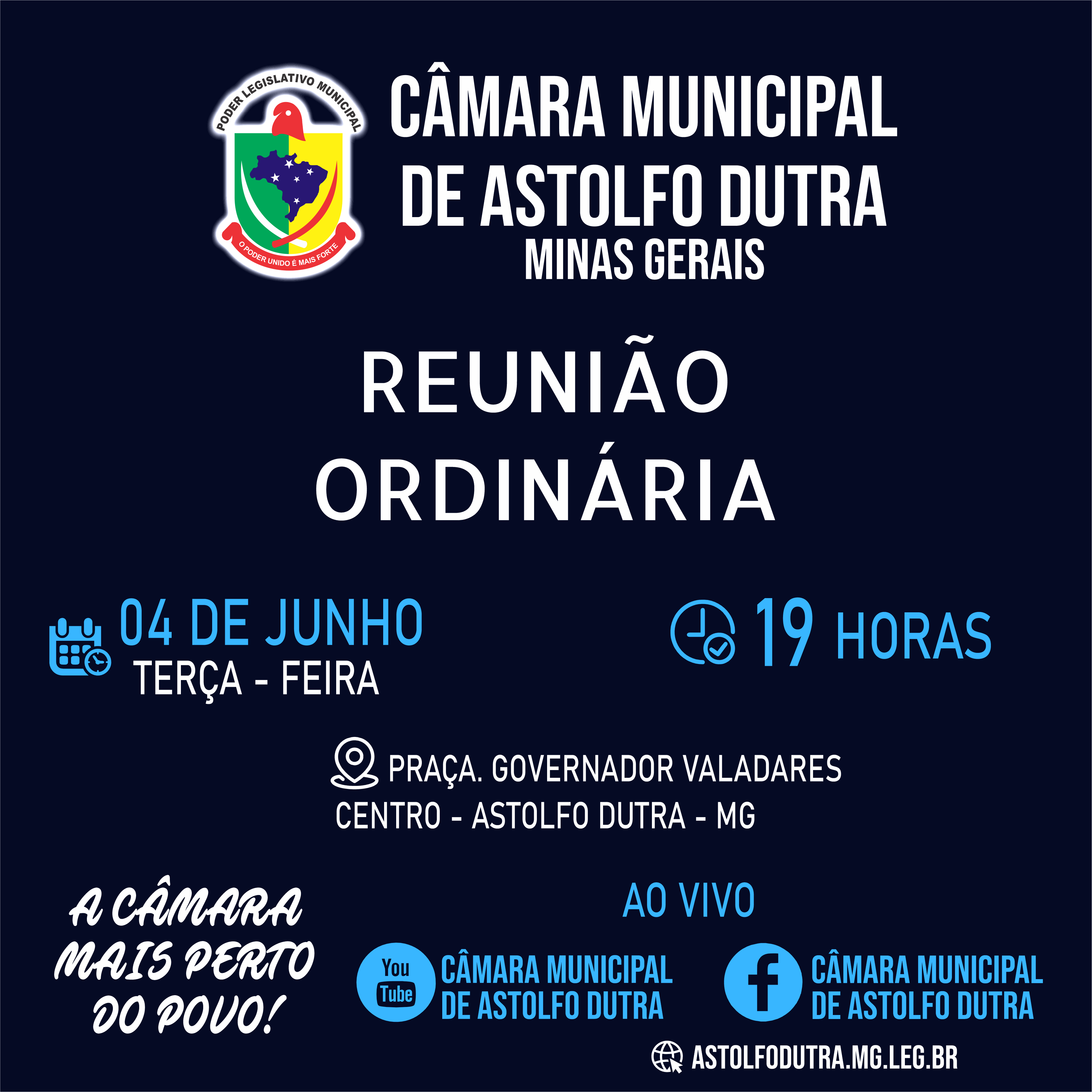 PAUTA DA REUNIÃO DO DIA 04 DE JUNHO DE  2024