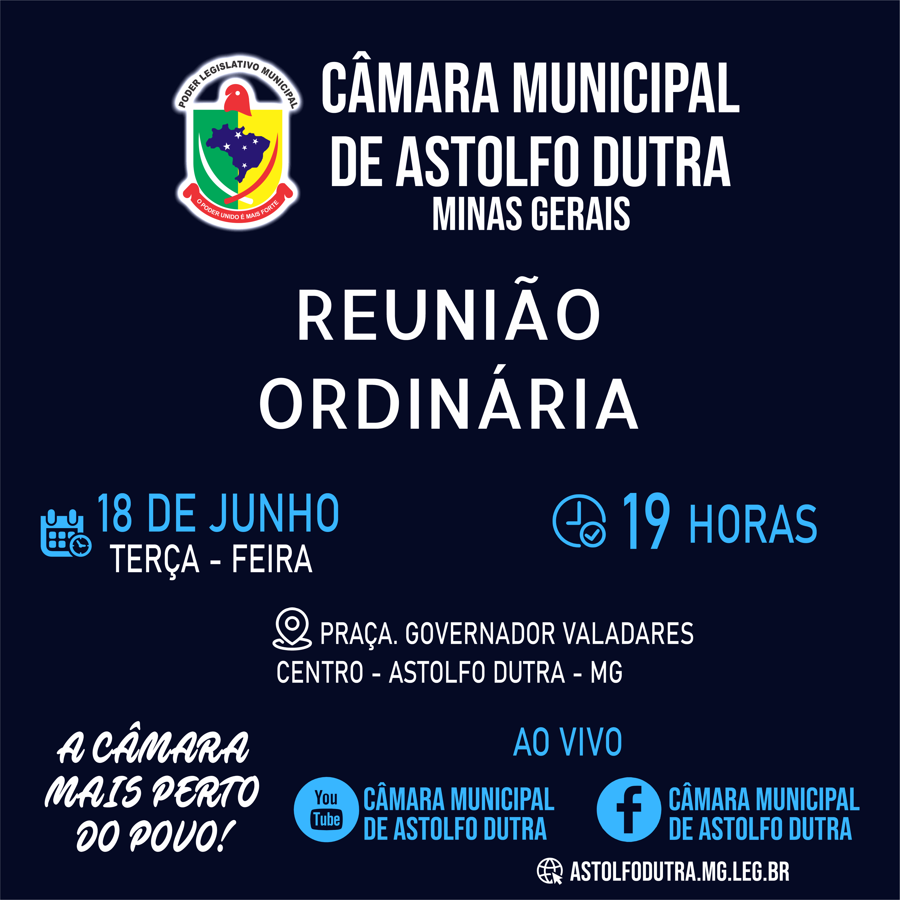 PAUTA DA REUNIÃO ORDÍNÁRIO DO DIA 18 DE JUNHO DE  2024